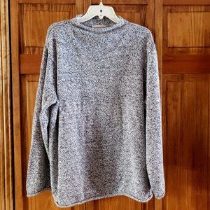 EVAN-PICONE black/white knitted collard sweater sz 3X woman